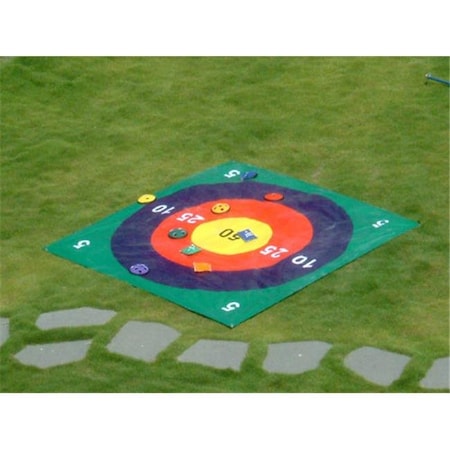 Everrich Industries Everrich EVC-0126 Target Toss - 5 x 5 Feet PVC Mat with 12 Beanbags EVC-0126